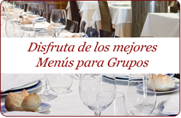 Menú para grupos